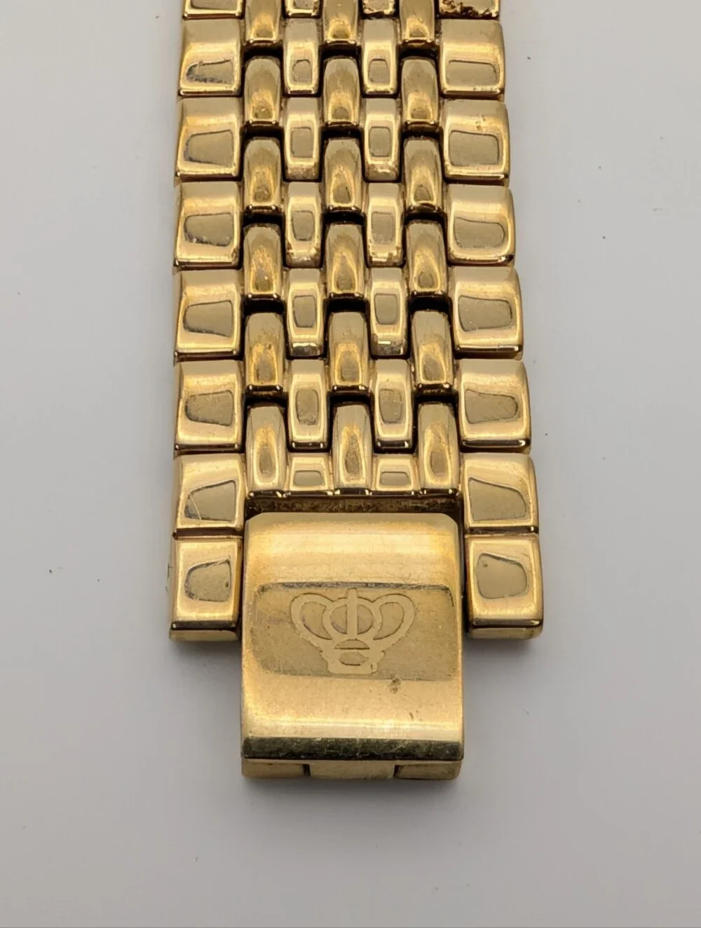 Jules Jurgensen Gold Tone Classic Link Bracelet Watch